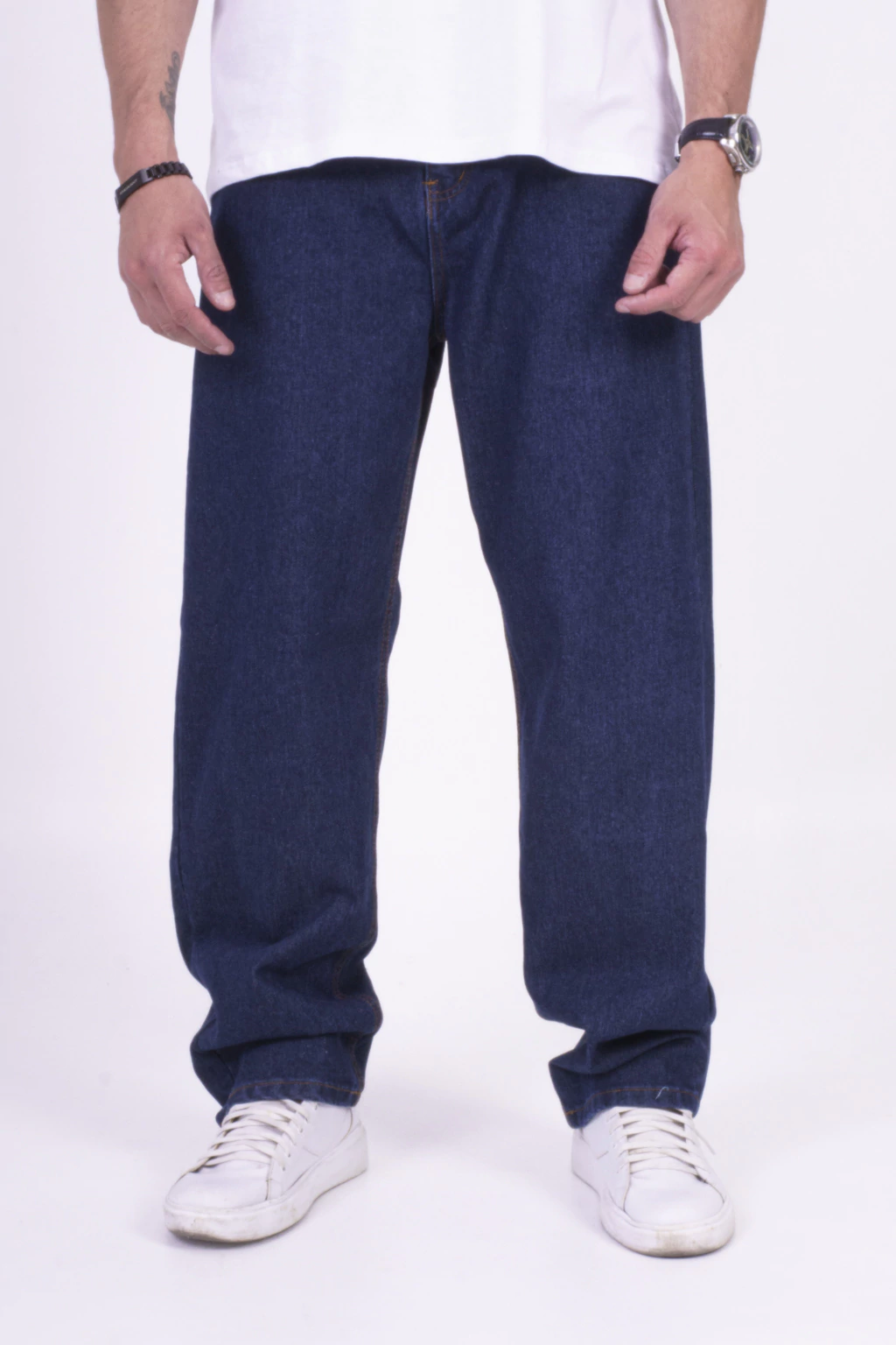 Jean Basic Baggy Azul Oscuro